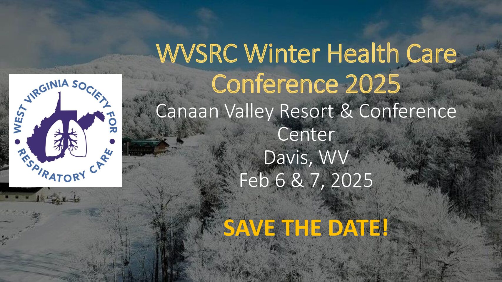 WVSRC Winter 2025 SAVE THE DATE